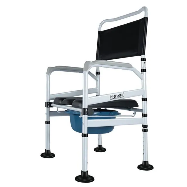 騰宏】多功能坐便椅老人坐便器可折疊移動馬桶(舒適收合型/高度六檔調節 