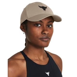 【UNDER ARMOUR】UA 女 Project Rock 後扣棒球帽_1376719-203(棕色)