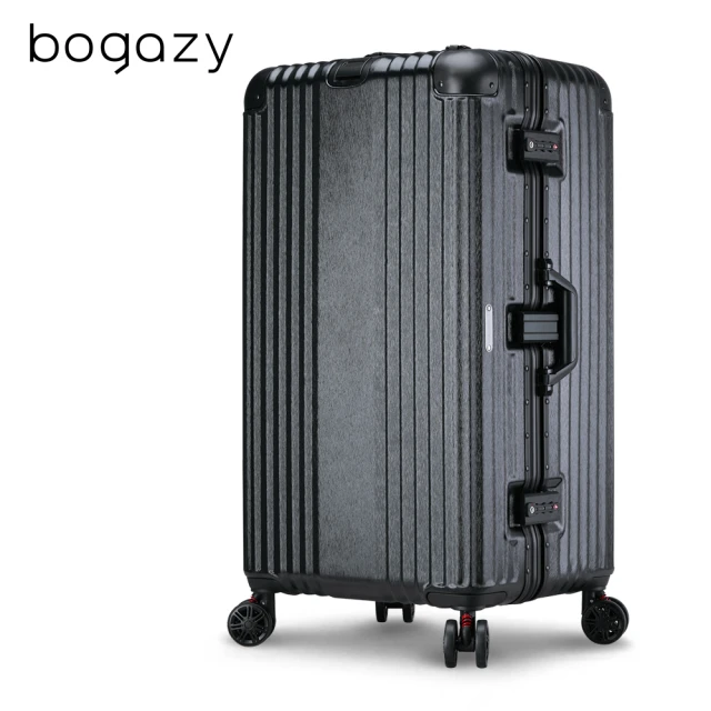 BogazyBogazy 精爵古城 29吋鋁框3:7胖胖箱避震輪大容量行李箱(太空黑)