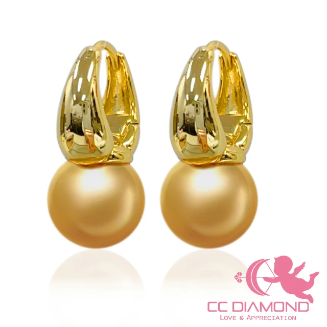 CC Diamond 日本製純銀 極品珍珠耳環(11.3mm