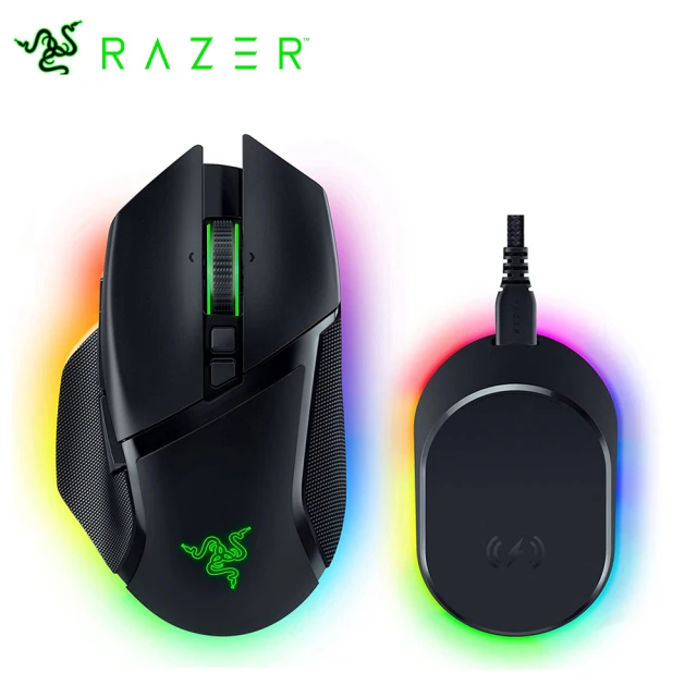 Razer 雷蛇Razer 雷蛇 巴塞利斯蛇 Basilisk V3 Pro 滑鼠+ 專屬座充