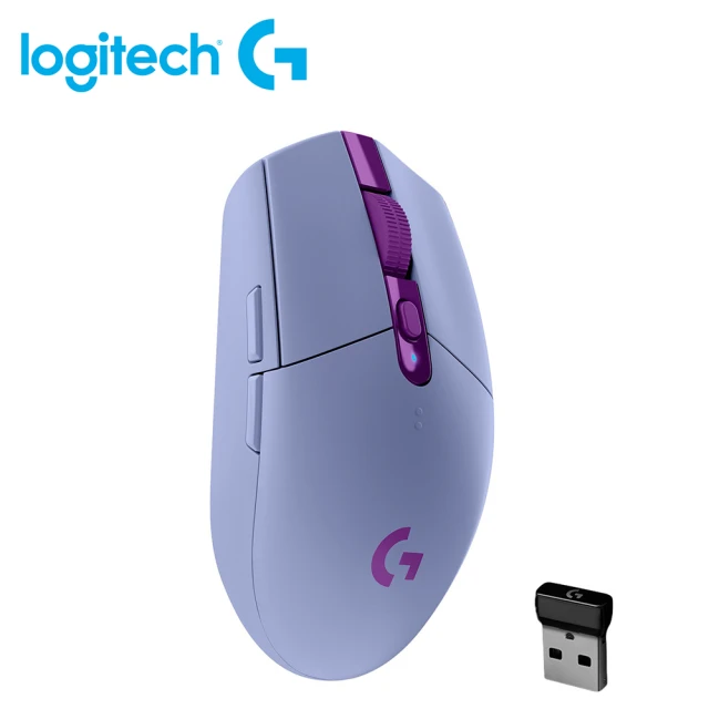 Logitech 羅技Logitech 羅技 G304 Lightspeed 無線電競遊戲滑鼠 - 莫藍紫