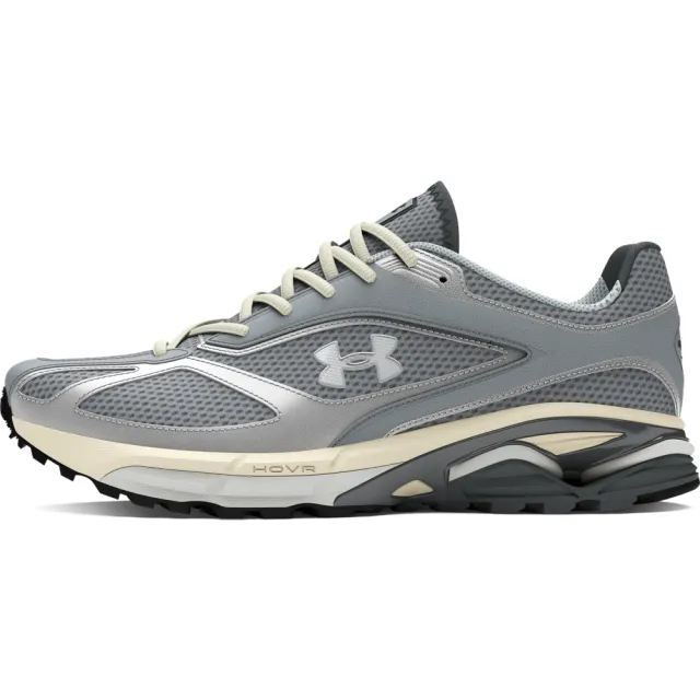 【UNDER ARMOUR】UA 男女同款 HOVR Apparition RTRFTR TC 休閒訓練鞋 運動鞋_3027595-100(灰色)