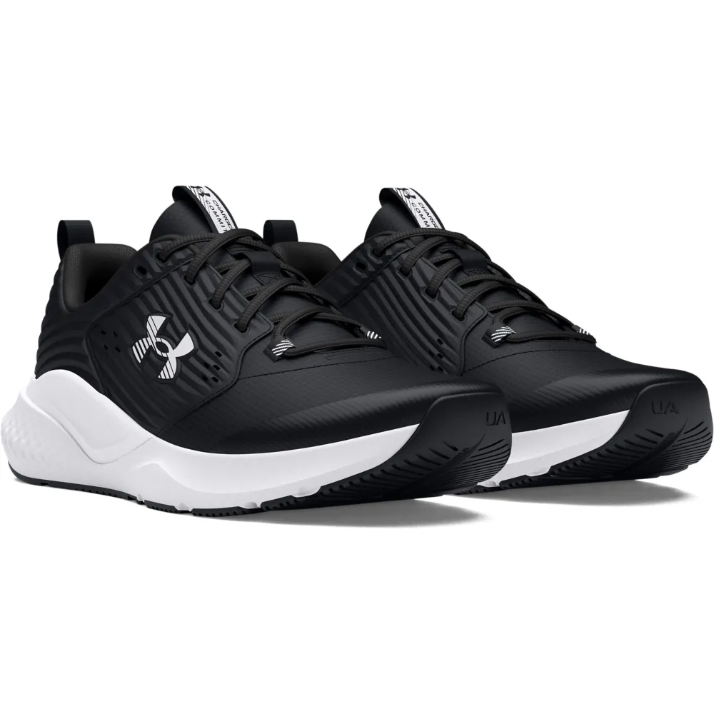 【UNDER ARMOUR】UA 男 Charged Commit TR 4 訓練鞋 運動鞋_3026017-004(黑色)