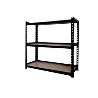 【固得家俬】臺灣製造 106x46x85 三層角鋼桌 免螺絲 角鋼架 收納層架 鐵架 角鋼 收納層架 陳列架(組裝簡單)