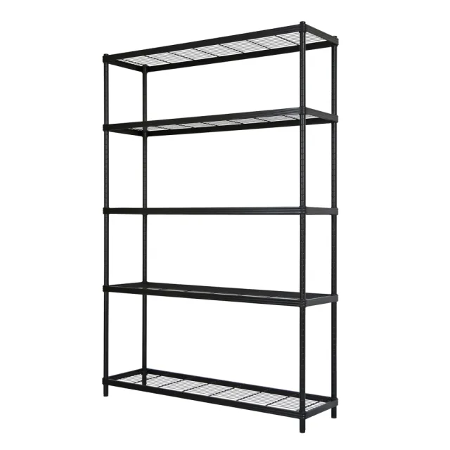【居家cheaper】MIT厚鐵框35X120X150CM五層架(層架鐵架 置物架 伺服器架)