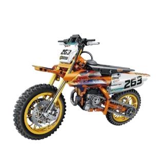 【KUYU MOXING酷宇模型】7084 極速越野摩托車(益智拼裝積木)