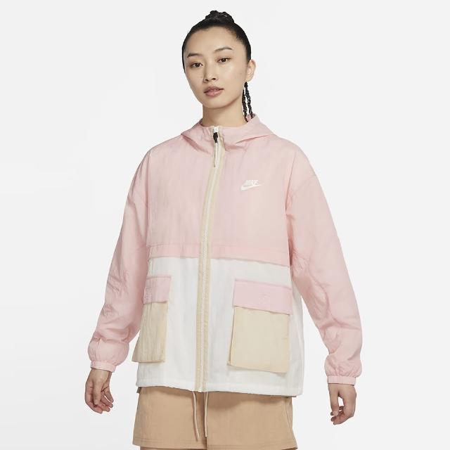 【NIKE 耐吉】風衣外套 AS W NSW WVN JKT 女款 女外套 釉粉(DZ3036630)