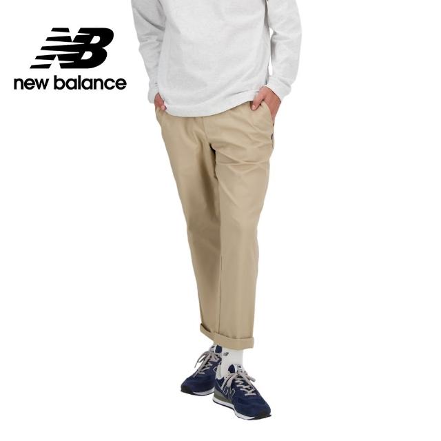 【NEW BALANCE】NB 簡約休閒長褲_AMP41575SOT_男性_卡其色(亞版 版型正常)