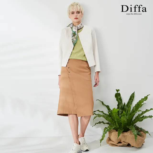 【Diffa】速乾涼感抗UV貼袋設計外套-女