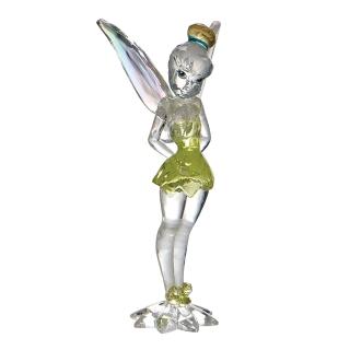 【Enesco】精品家飾 Disney 迪士尼 彼得潘 奇妙仙子透明塑像居家擺飾