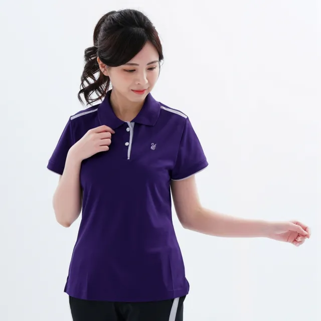 【遊遍天下】台灣製女款涼感吸濕排汗抗UV防曬機能POLO衫(M-5L)