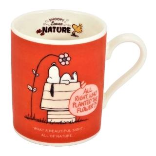 【yamaka】SNOOPY 史努比 滿版陶瓷馬克杯 320ml 狗屋 紅(餐具雜貨)