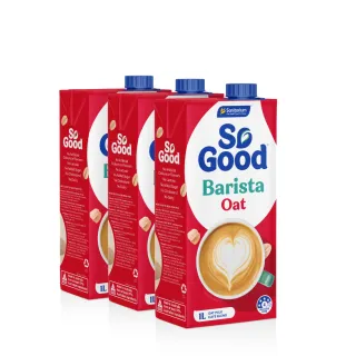 【SO GOOD】咖啡師燕麥奶1Lx3(植物奶 Barista系列 全素可食)