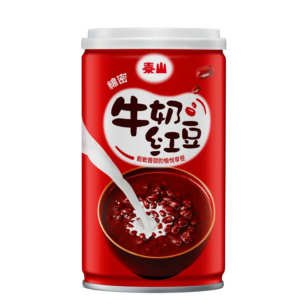 【泰山】綿密牛奶紅豆330g(6入/組)
