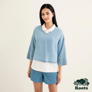 【Roots】Roots 女裝- CHAMBRAY上衣(淺藍色)