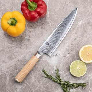 【KAI 貝印】旬 Classic BLONDE 日本製主廚用刀 20cm DM-0706W(高碳鋼 日本製刀具)