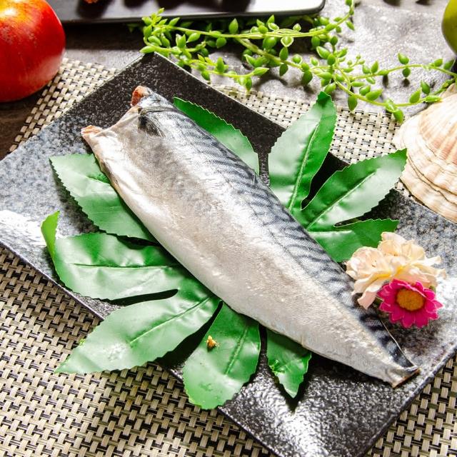 【鮮綠生活】嚴選挪威極厚薄鹽鯖魚片 共10包(無紙板淨重165g±10%/包)