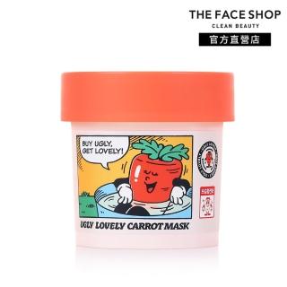 【THE FACE SHOP 菲詩小舖】官方直營 UGLY LOVELY紅蘿蔔煥膚修護面膜 沖洗式(100ML)