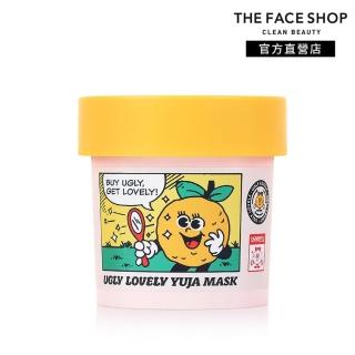 【THE FACE SHOP 菲詩小舖】官方直營 UGLY LOVELY柚子透亮嫩白面膜 沖洗式(100ML)