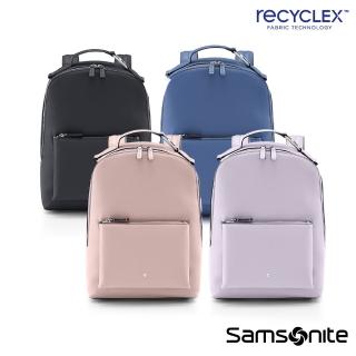 【Samsonite 新秀麗】EVERY-TIME 2.0 時尚商務輕量大容量筆電後揹包/女包/雙肩包/電腦包14.1吋(多色可選)