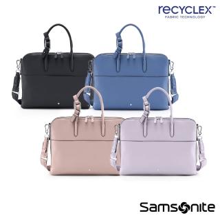 【Samsonite 新秀麗】EVERY-TIME 2.0 時尚商務女性背提兩用筆電公事包/手提包/斜揹包15.6吋(多色可選)