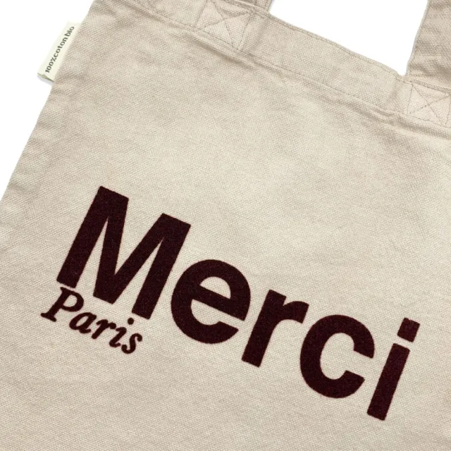 MERCI】Merci Paris Tote Bag 棉質迷你托特包(三色可選) - momo購物網