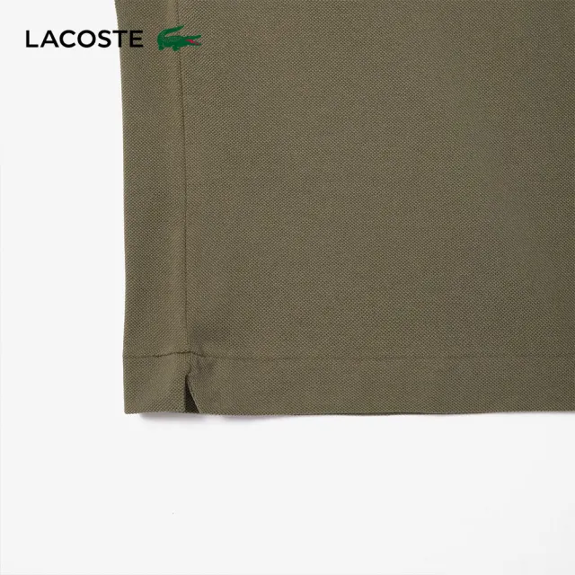 【LACOSTE】男裝-經典L1212短袖Polo衫(坦克綠)