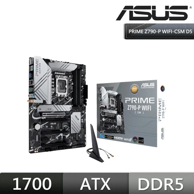 ASUS 華碩 PRIME Z790-P WIFI-CSM 主機板+華碩 DUAL RTX4060-O8G WHITE 顯示卡(組合7-4)