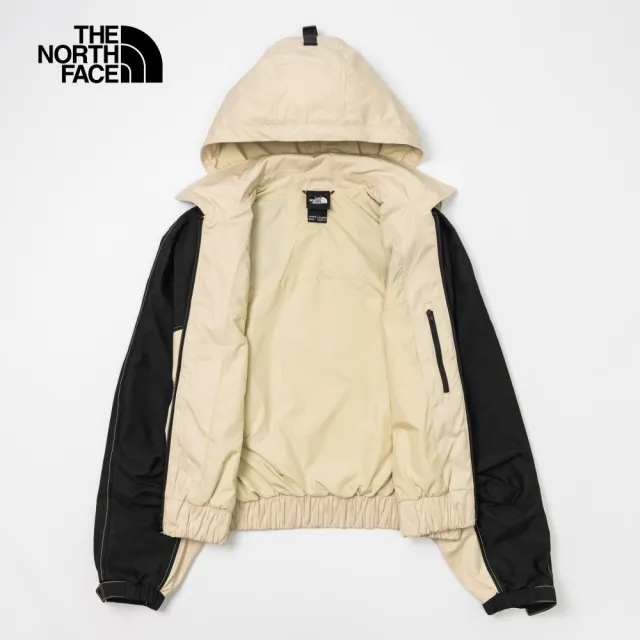 【The North Face】北面UE女款卡其色防潑水防風外套｜885D50P