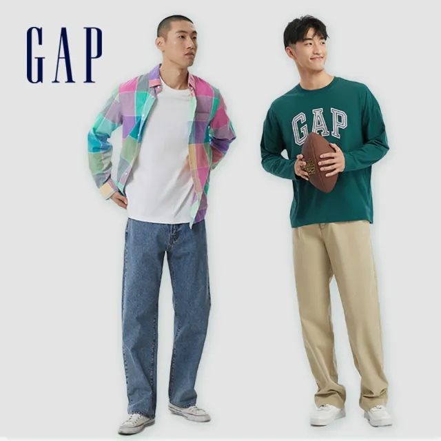 【GAP】男裝 水洗直筒牛仔/休閒褲-多色可選(606186&714169&543869)