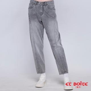 【BLUE WAY】女裝 無彈黑曜香蕉 男友褲-ET BOiTE箱子