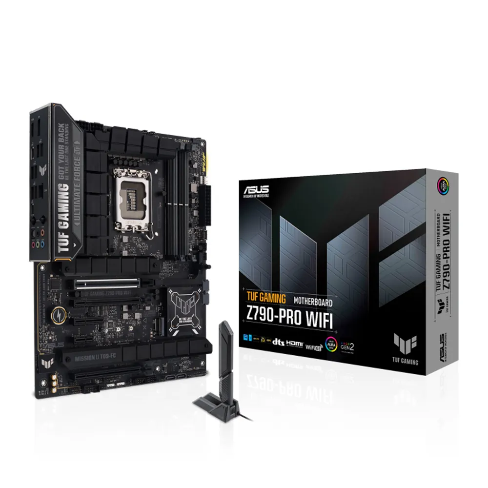 【ASUS 華碩】TUF GAMING Z790-PRO WIFI 主機板+威剛 D5 16G*2/5600 Lancer 白 記憶體(組合8-2)