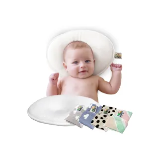【MIMOS】3D嬰兒枕-彩色枕套組(西班牙第一/透氣枕/嬰幼兒枕頭/防蟎枕頭/新生兒/彌月禮)