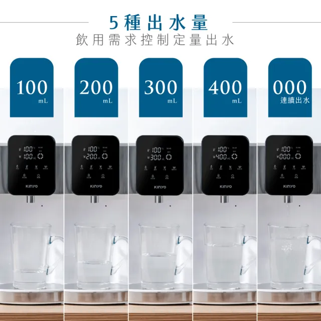 【KINYO】4L免安裝瞬熱智慧飲水機(MHW-9657)