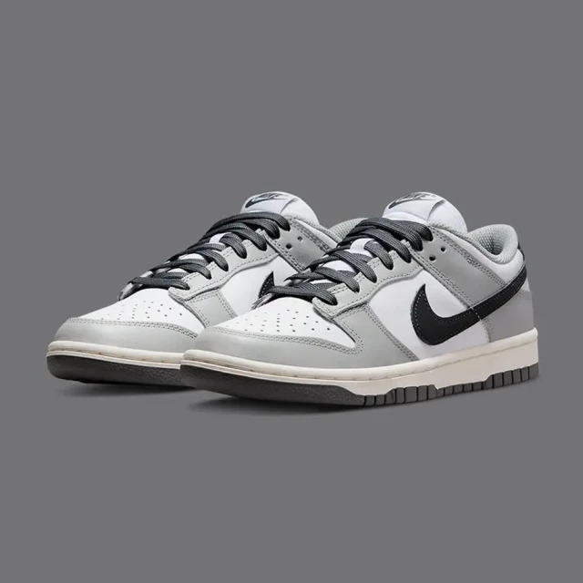 NIKE 耐吉 休閒鞋 W Dunk Low 女鞋 煙灰 黑勾 奶油底 低筒 經典 潮流(DD1503-117)