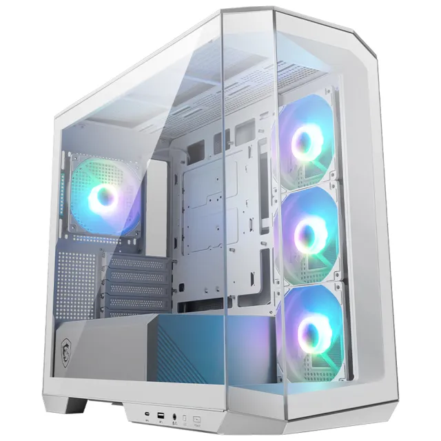 【微星平台】i5十核 RTX4070 SUPER 白 WiN11P{夢幻涯}背插電競電腦(i5-14400F/B760/128G D5/1TB)