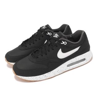 【NIKE GOLF】高爾夫球鞋 Air Max 1 86 OG G 男鞋 黑 白 防潑水鞋面 皮革 抓地 運動鞋(DV1403-003)