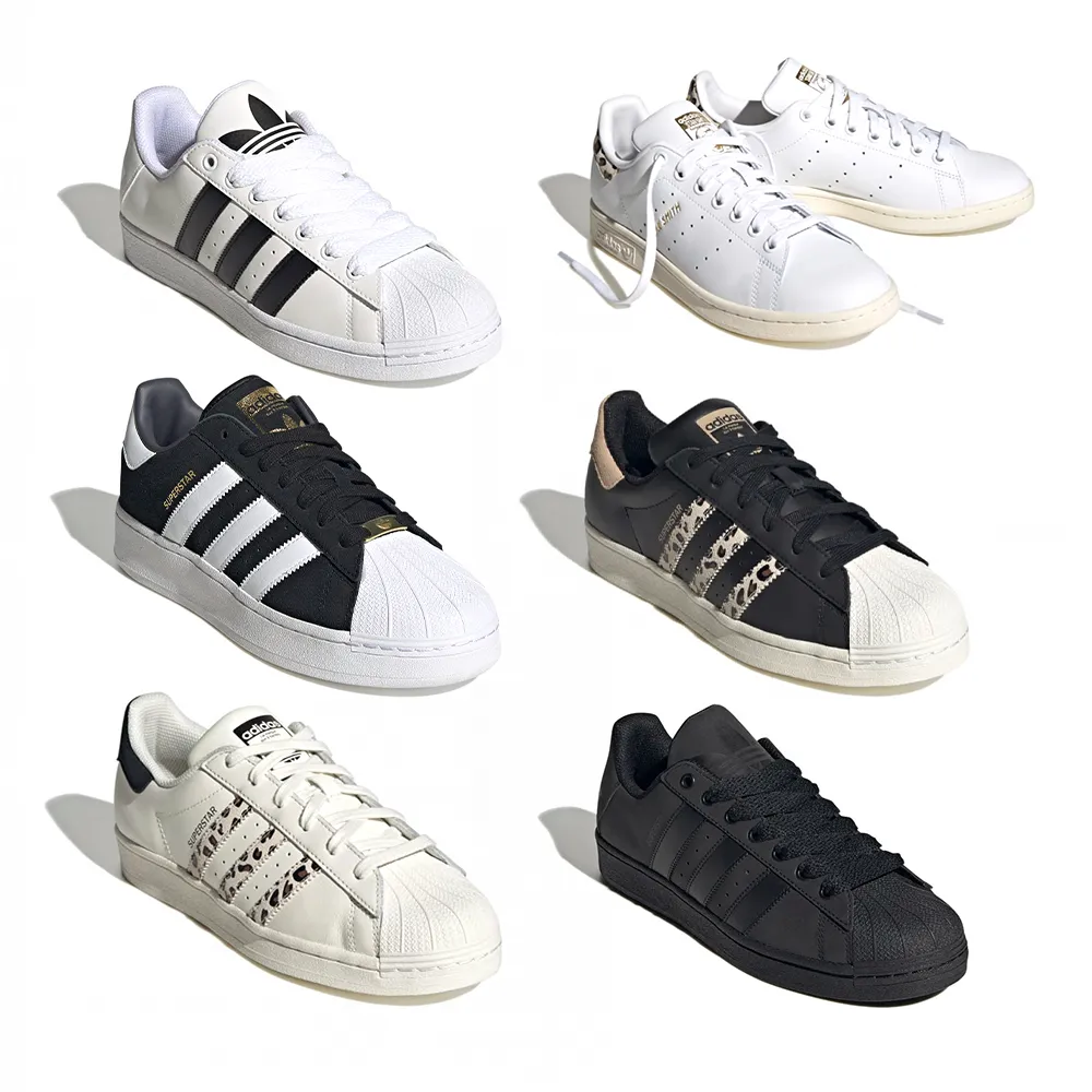 【adidas 愛迪達】休閒鞋 男鞋 女鞋 運動鞋 貝殼鞋 三葉草 SUPERSTAR 共6款(IF1585 ID4657 IF7615 IE4634)