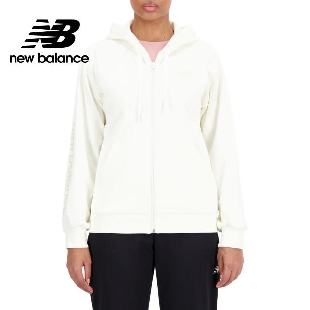 【NEW BALANCE】NB 機能保暖吸濕排汗連帽刷毛外套_AWJ33186SST_女性_米杏色(亞版 版型正常)