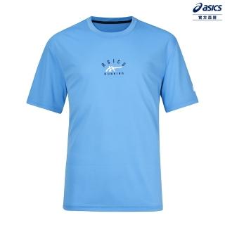 【asics 亞瑟士】短袖上衣 男款 跑步上衣(2011D134-401)