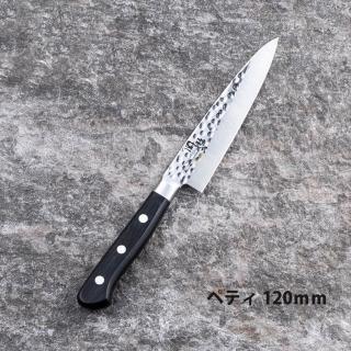 【KAI 貝印】日本製 關孫六 精美槌目紋 水果刀 不鏽鋼刀 120mm(AB5461 水果刀)