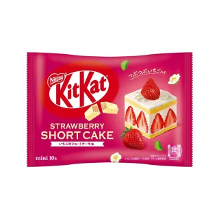 【KitKat】鮮奶油草莓蛋糕風味威化餅-家庭包(116g)