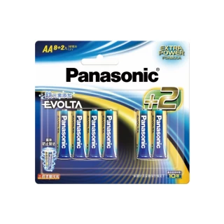 【Panasonic 國際牌】Evolta 鈦元素電池3號(8+2入)