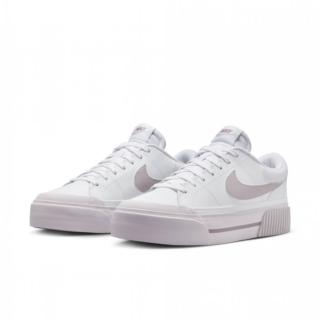 【NIKE 耐吉】休閒鞋 女鞋 運動鞋 WMNS COURT LEGACY LIFT 白紫 DM7590-105