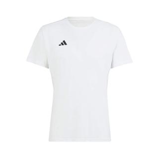 【adidas 愛迪達】Adizero E Tee 男 短袖 上衣 亞洲版 運動 慢跑 訓練 修身 吸濕排汗 白(IN1157)