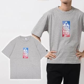 【REEBOK】短袖 ATR Graphic Tee 男款 灰 棉質 籃球 短T 棉T(100208540)