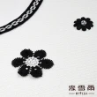 【MYVEGA 麥雪爾】花朵刺繡袖簍空針織上衣-白(2024春夏新品)