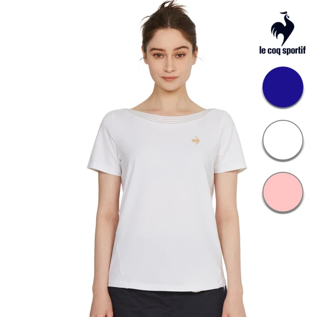 LE COQ SPORTIF 公雞 休閒潮流短袖T恤 女款-3色-LWT22201