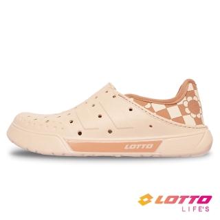 【LOTTO】女 Hana 輕量洞洞鞋(燕麥米-LT4AWS5791)